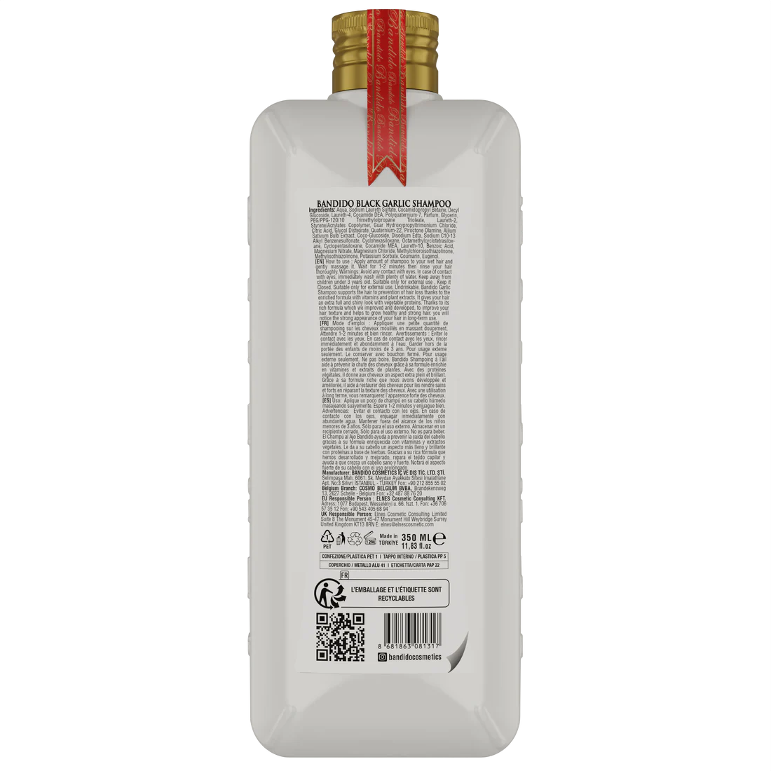 BLACK GARLIC SHAMPOO 350ML